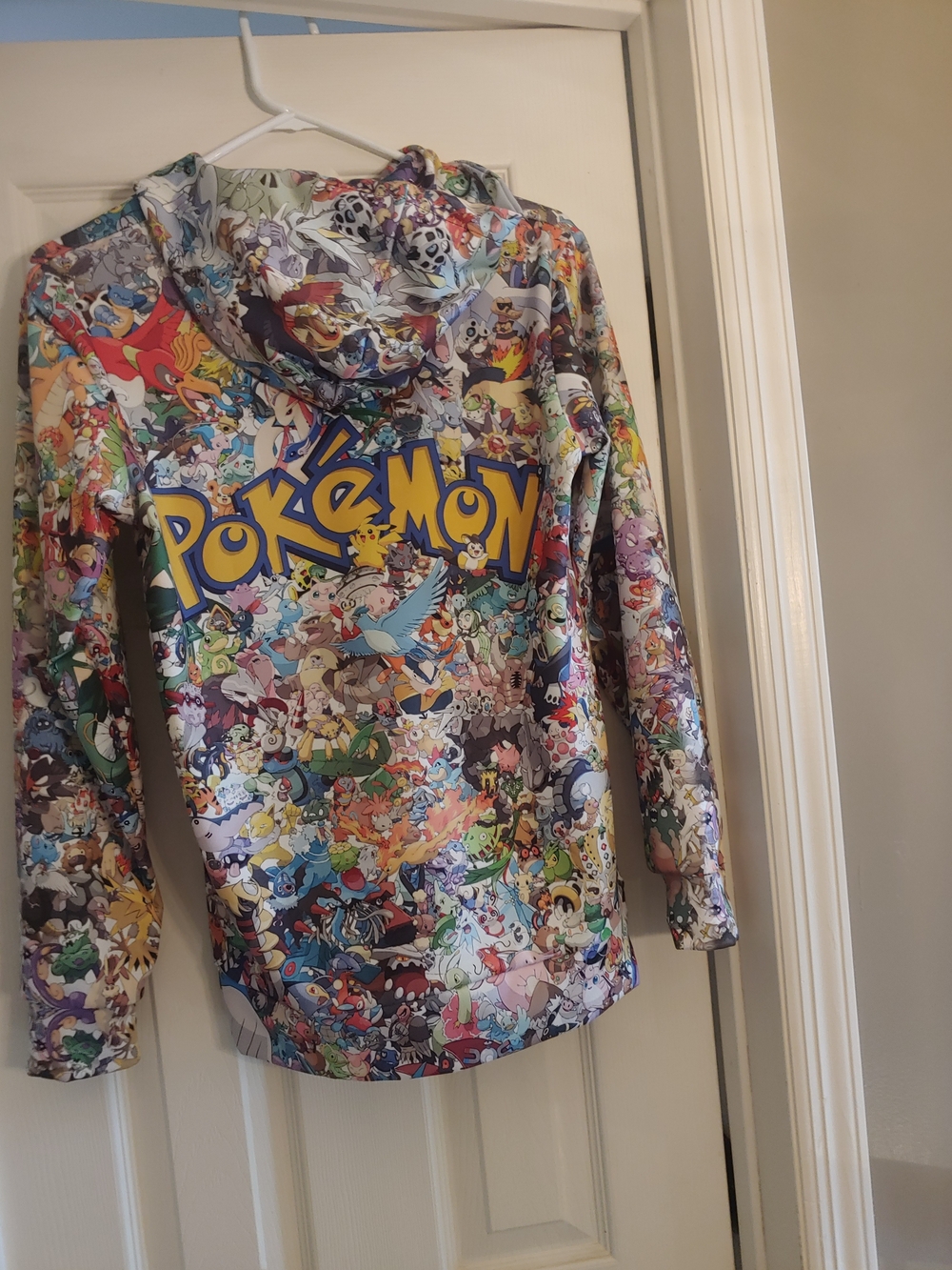 Pokemon Multicolor All-Over Character Raincoat with Hood - Picture 2 of 2